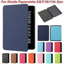 Image of Smart Case For Amazon Kindle Paperwhite 1234 5/6/7/10/11th Magnetic Flip Cover