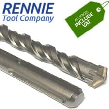 Image of SDS MAX DRILL BITS TUNGSTEN CARBIDE X CROSS TIP FOR BRICK CONCRETE STONE MASONRY