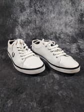 Image of BNIB Fred Perry Hallam Leather Trainers UK 9