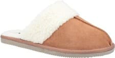Image of Hush Puppies Mule Ladies Slippers Arianna Mule Slippers Tan