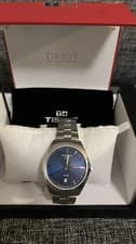 Image of TISSOT Men’s Watch GT PR 100 Blue 40mm with box, bag, books