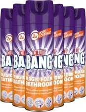 Image of Cillit Bang Magic Foam Bathroom Cleaner, Powerful Active 100 ml (Pack of 6) 