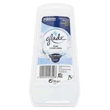 Image of 8 x Glade Solid Gel Air Freshener Pure Clean Linen 150g