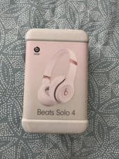 Image of Beats Solo 4 Wireless On-Ear Headphones, Pink - NEW Genuine