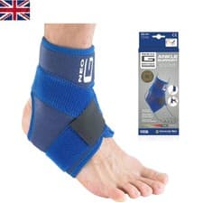 Image of Adjustable Neoprene Ankle Support Brace with Figure of 8 Strap - Pain Relief