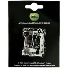 Image of The Beatles '65 metal pin badge