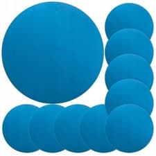 Image of 125mm Wet and Dry Sanding Discs Hook and Loop 5" Plain DA Pads Film Grit 40-3000
