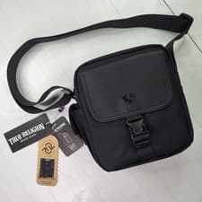 Image of True Religion Black Sling Bag Men's New With Tags Adjustable Authentic Designer