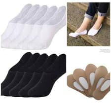 Image of 3 or 6pair Invisible Trainer socks Men Womens Footsies No Shoe Show Liner Girls