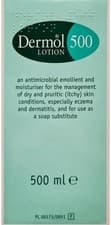 Image of Dermol Lotion 500ml - Treats/Prevents Dry & Itchy Skin, In Eczema/Dermatitis.