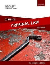 Image of Complete Criminal Law: Text, Cases, and Materials by Mischa Allen, Caroline...