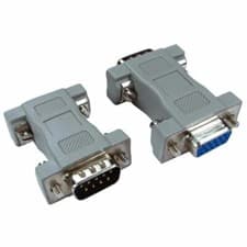 Image of VGA Adapter Convert VGA 9 pin to SVGA 15 pin D9 (M) to HD15 (F)