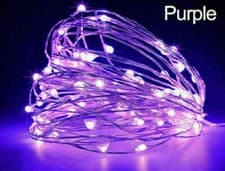 Image of 20/50/100 LED Battery Operated String Fairy Lights Christmas Tree Decoration UK