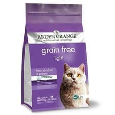Image of Arden Grange Light Chicken & Potato Grain Free Balanced Adult Dry Cat Food *2kg*