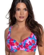 Image of Pour Moi Marrakesh Bikini Top Non Padded Underwired Womens Swimwear 29610