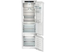Image of Liebherr ICBbi5152 Static Integrated Fridge Freezer, Fixed Hinge, 80/20, B Rated
