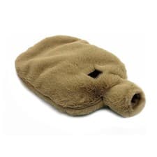 Image of Microwaveable Hot Water Bottle Faux Fur Lavender Scent Heatable Comfort