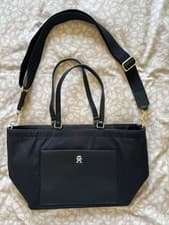 Image of Tommy Hilfiger Nylon Black Tote Bag Brand New With Tags