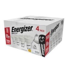 Image of Energizer LED 3.6W GU10 345lm 4,000K (Cool White) Dimmable, Pack of 4, S10328