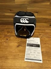 Image of Canterbury Core Headguard Rugby Junior Size XS ( Large Youth ) 54cm Black New