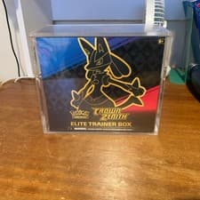 Image of Pokémon Crown Zenith Elite Trainer Boxes Factory Sealed - acrylic case