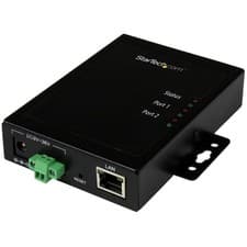 Image of com 2 Port Serial to IP Ethernet Device Server RS232 Metal and Mountable Serial