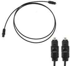 Image of Toslink Optical Cable 1x 1M Digital Audio Gold Plated Cable