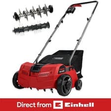Image of Einhell Lawn Scarifier Aerator 31cm Electric Rake 1200W GC-SA 1231/1 2-in-1
