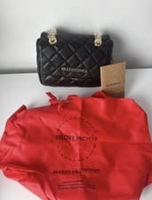 Image of Mario Valentino Ocarina Black Shoulder Bag - Brand New With Tags+Dustbag RRP£120