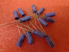 Image of DUBILIER 1uF 50V Radial Electrolytic Capacitor CEBM1/50 UK STOCK x100pcs