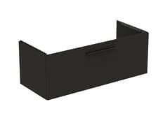 Image of Ideal Standard i.life B 1200mm Vanity Unit With 1 Drawer Carbon Grey Matt T5515N