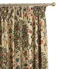 Image of William Morris Kelmscott Tree Curtains 190 x 183 cm Morris & Co fabric