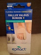 Image of Epitact Hallux Valgus Bunion Flexible Corrector Size Small (UK4-5.5) New