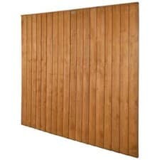 Image of Forest Garden 6x6ft Dip Treated Closeboard Fence Panel Heavy Duty Timber Fencing