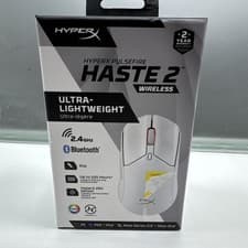 Image of HyperX Pulsefire Haste 2 Wireless White Gaming Mouse BRAND NEW SEALED