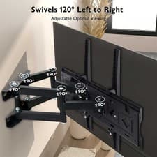Image of TV Wall Mount Bracket Swivel Tilt 40 42 50 55 60 70 75 80 Inch UK LED LCD Screen