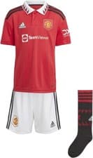 Image of Manchester United Football Kit Adidas Home Kit Shirt Shorts & Socks 18-24 months