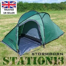 Image of STATION13 - Motorbike Camping Tent - STORMBORN - Semi-Geodesic Design 3.61kg NEW