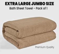 Image of Luxury Jumbo Bath Sheet 800 GSM Premium Egyptian Cotton Extra Large Bath Towel