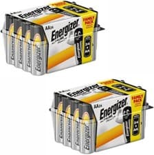 Image of 48x Energizer AA Alkaline Power Batteries Family Pack LR6 MX1500 Longes Expiry