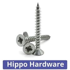 Image of 4g 8g 10g 12g Pozi Countersunk Chipboard Wood Screws A2 Stainless Steel