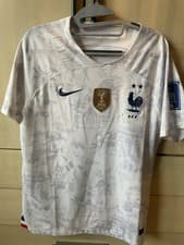 Image of France 2022 Away Shirt – Size L – FIFA Champions Badge – Excellent Condition