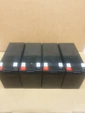 Image of 4 x 12V 7AH UPS Battery Kit - Direct Replacement - APC RBC23, RBC24, RBC25