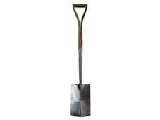 Image of Faithfull Prestige Stainless Steel Digging Spade Ash Handle FAIPRESDSSS