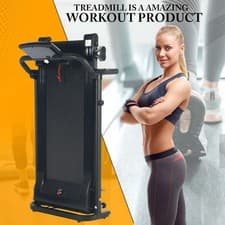 Image of Folding Treadmill 9% Incline Electric Running Machine Machine Gym Walking Home