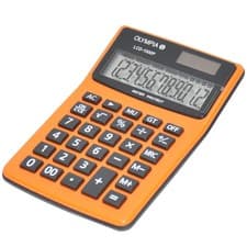 Image of Olympia 1000P Calculator with LCD Orange