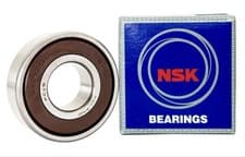 Image of NSK 6302 2RS C3 6302 DDU C3 Rubber Sealed Deep Groove Ball Bearing 15x42x13mm