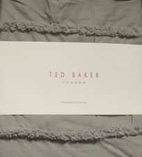 Image of BNWT Ted Baker Magnolia Tufted Charcoal Standard Pillowcase x 1