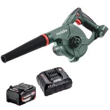 Image of Metabo AG 18 18V Cordless Leaf Blower with 1 x 5.2Ah Battery & Charger
