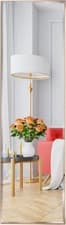 Image of HORLIMER Full Length Wall Mirror with Rose Gold Frame, 122x35cm(14x48 inches) La